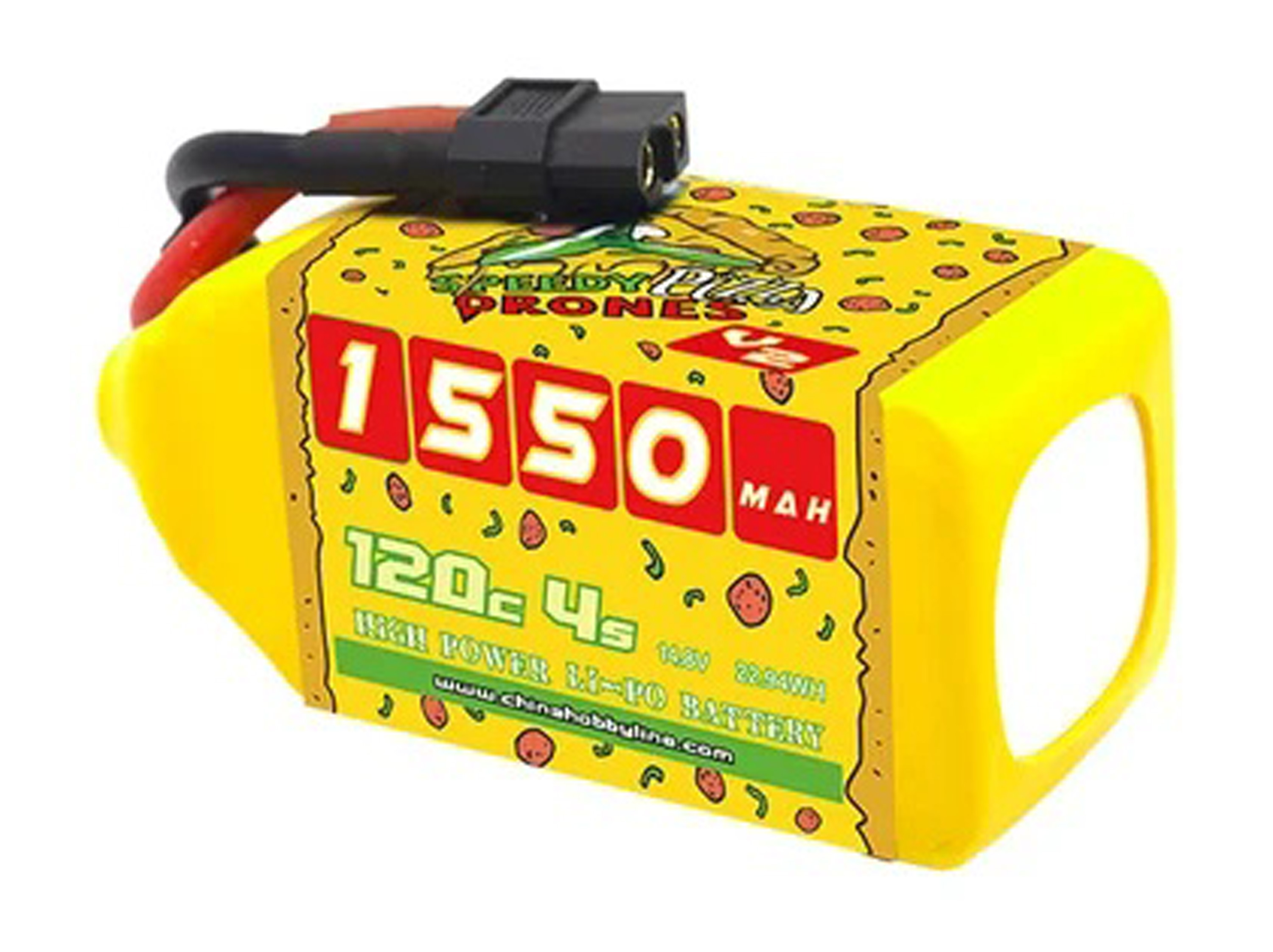 Акумулятор CNHL 1550mAh 4S 120C (Speedy Pizza Drones V2), Фото 3