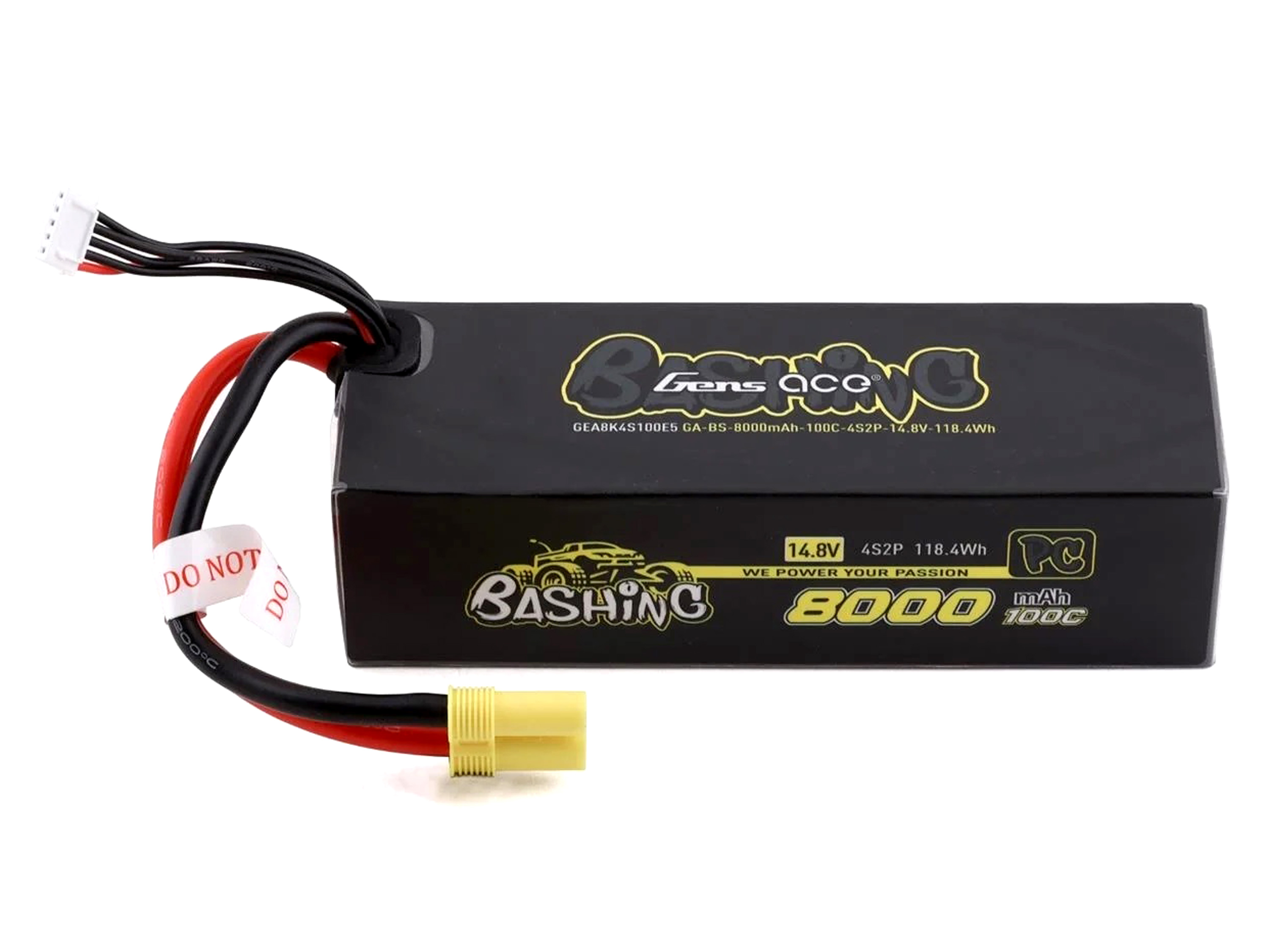 Акумулятор Gens Ace 8000mAh 4S 100C EC5 (Bashing Series), Світлина 1