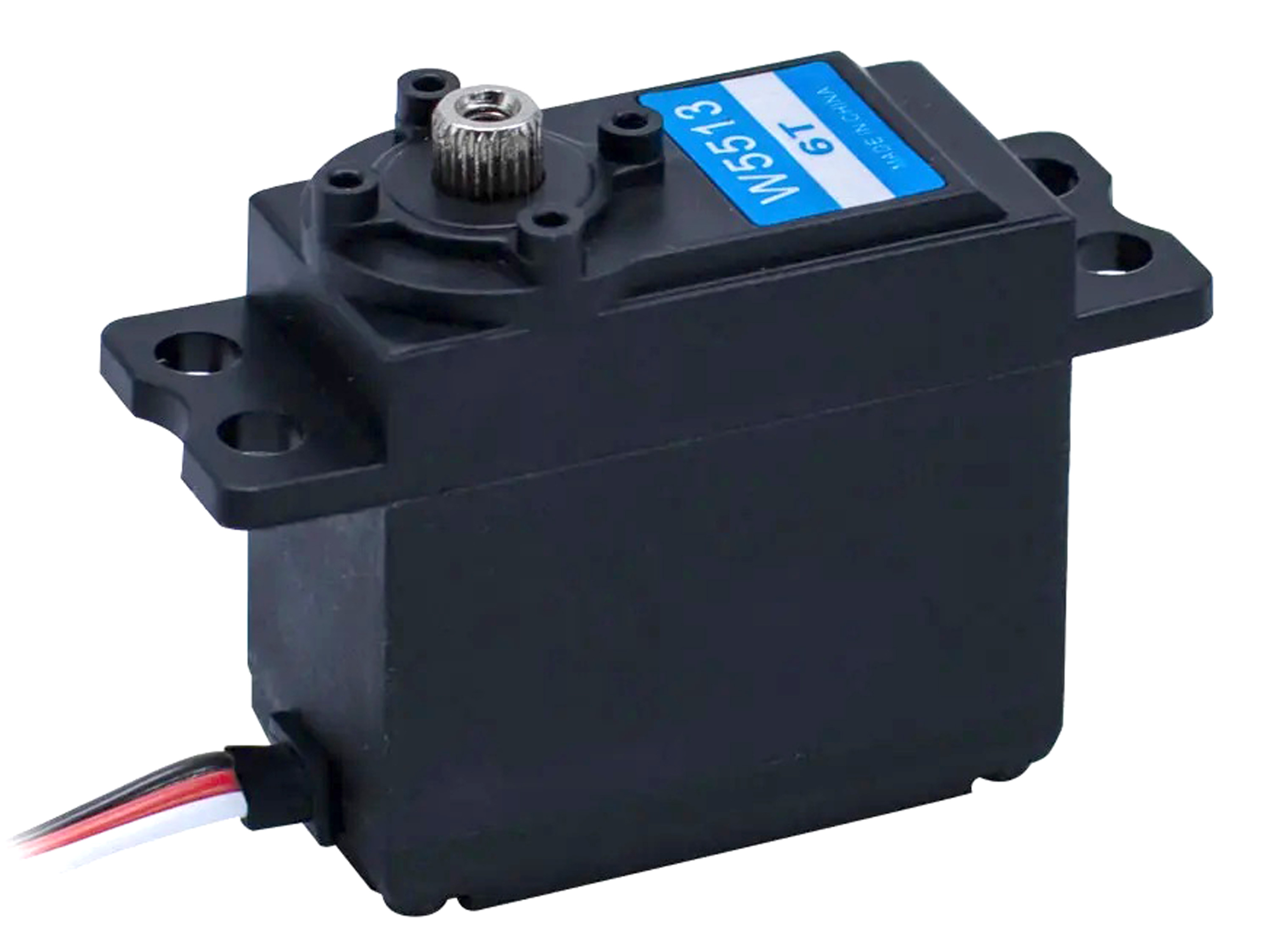 Сервомеханізм аналоговий (серво-лебідка) JX W5513-6T 58g/9.24kg/0.9sec (4.8В) (світлина #1)