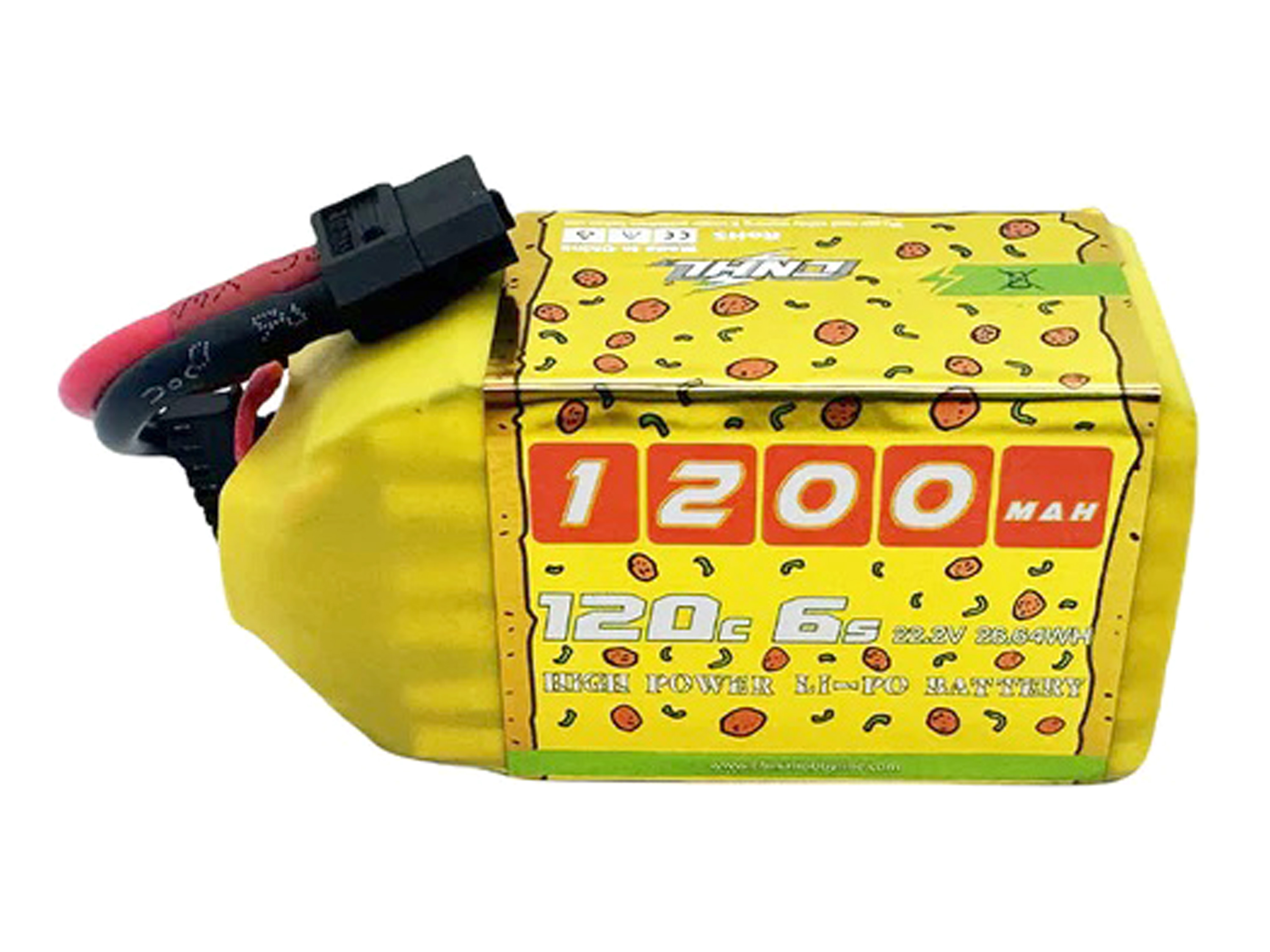 Акумулятор CNHL 1200mAh 6S 120C (Speedy Pizza V2), Світлина 1