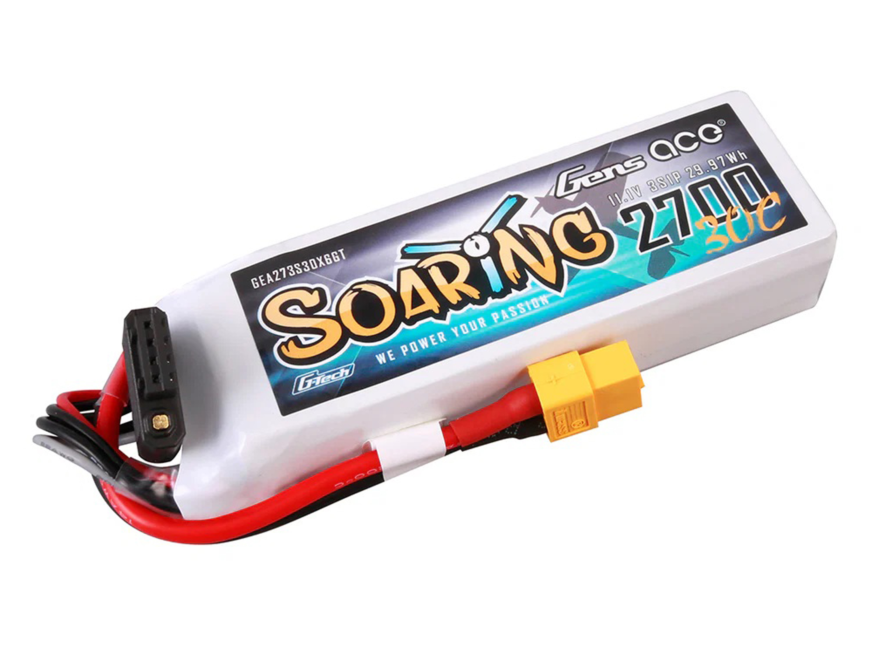 Акумулятор Gens Ace Soaring 2700mAh 3S 30C (G-Tech), Світлина 2