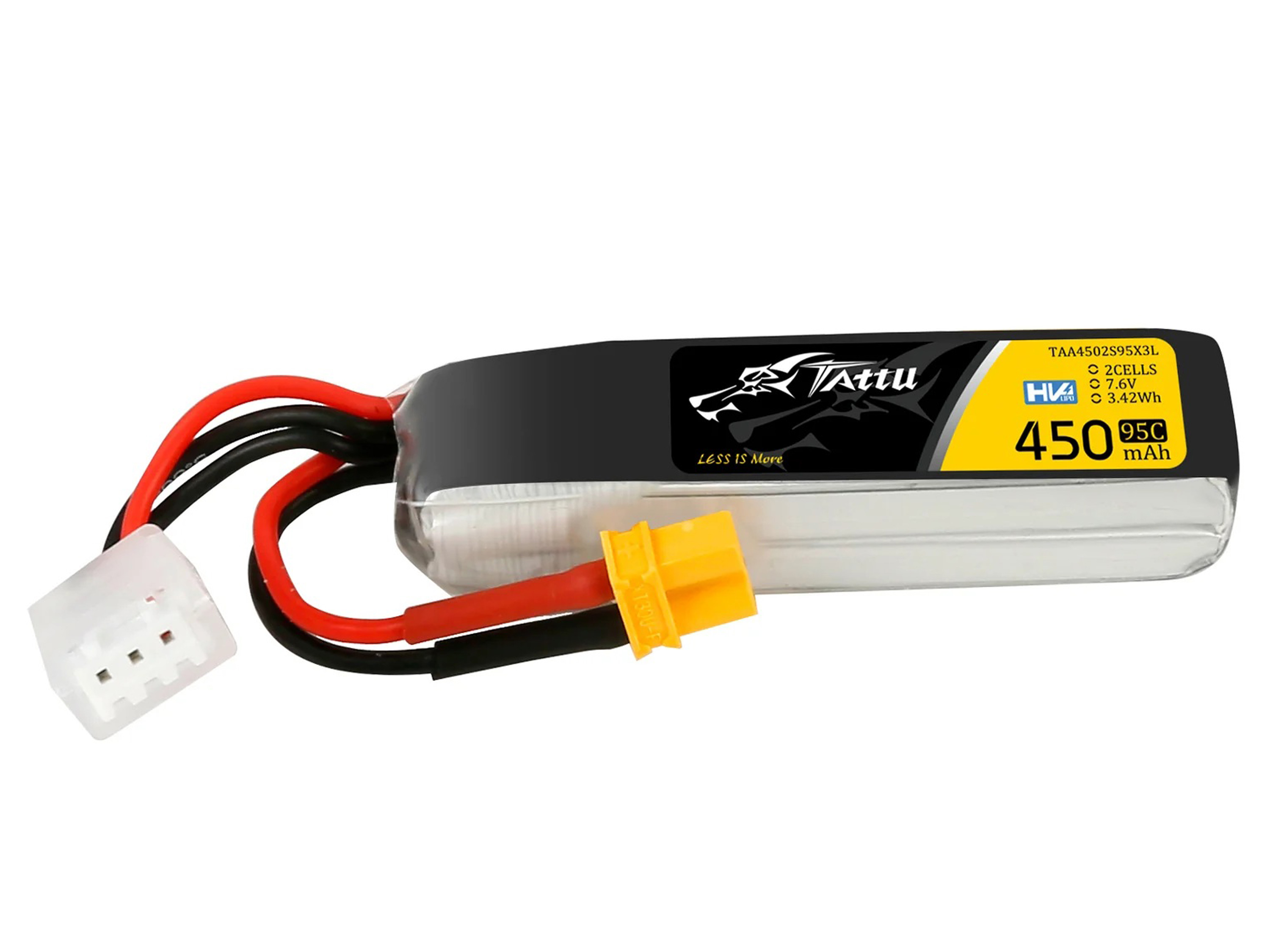 Акумулятор Gens Ace TATTU HV 450mAh 2S 95C , Світлина 1