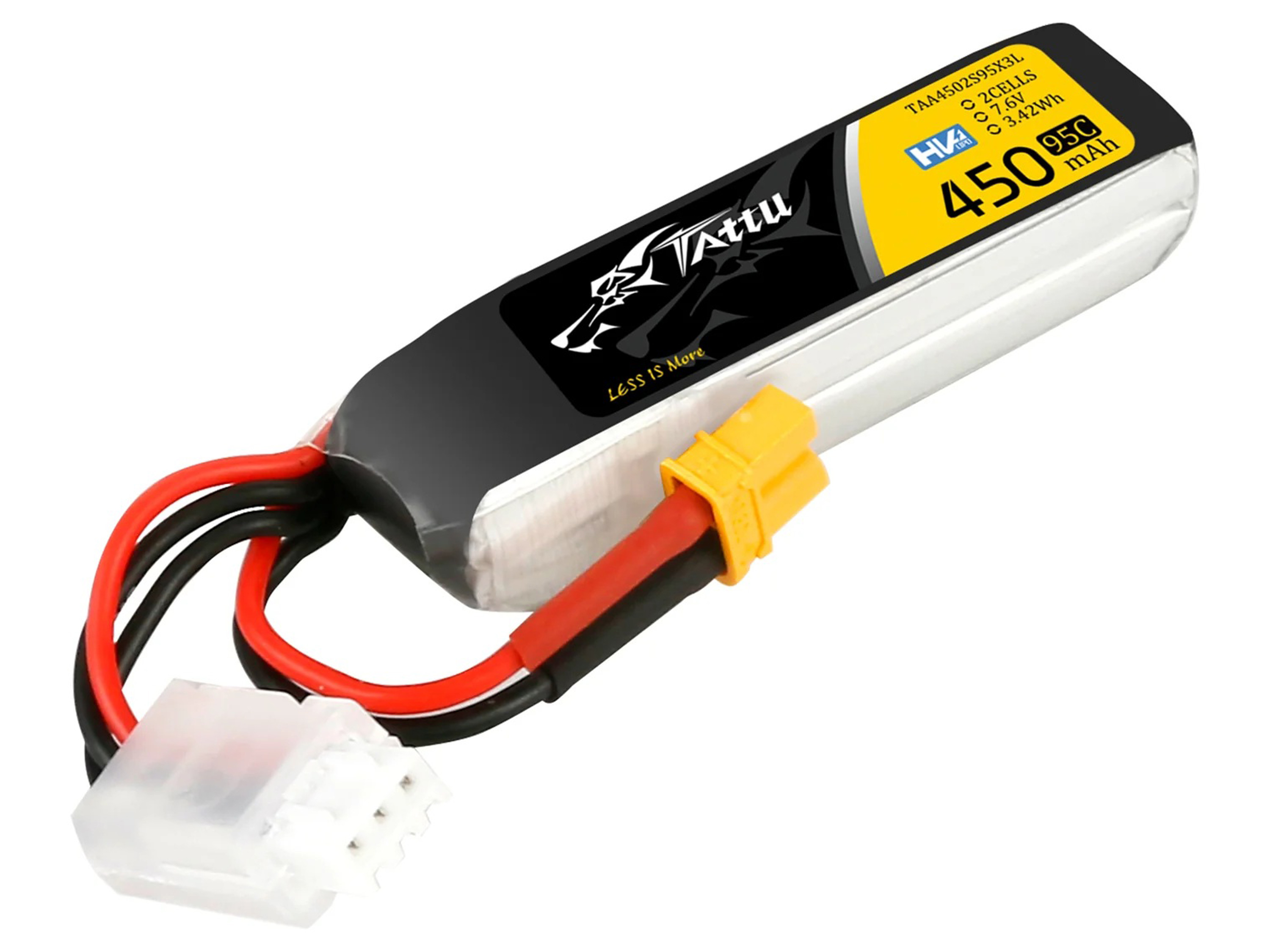 Акумулятор Gens Ace TATTU HV 450mAh 2S 95C , Світлина 2