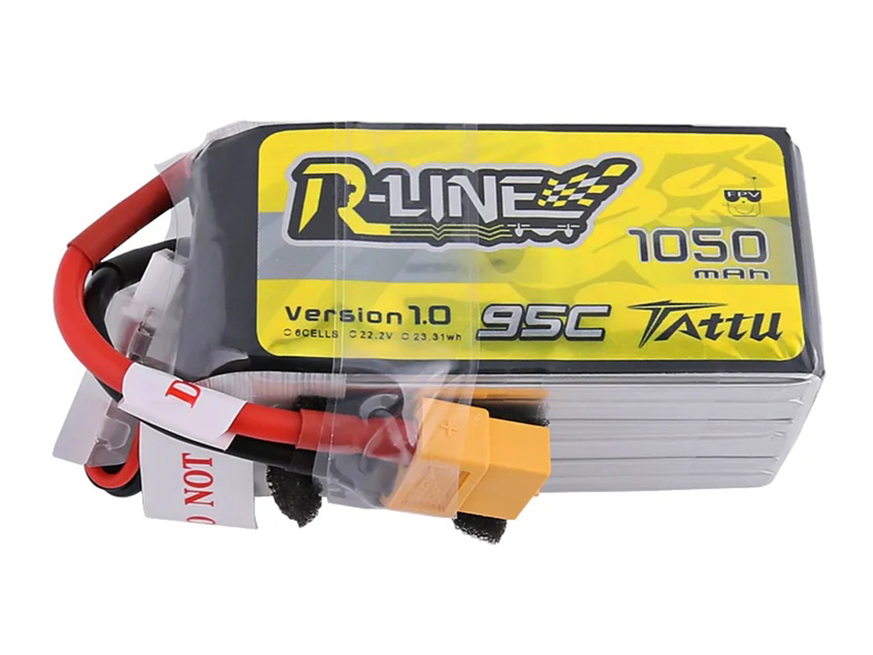 Акумулятор TATTU R-Line V1.0 1050mAh 6S 95C, Світлина ware-image.php