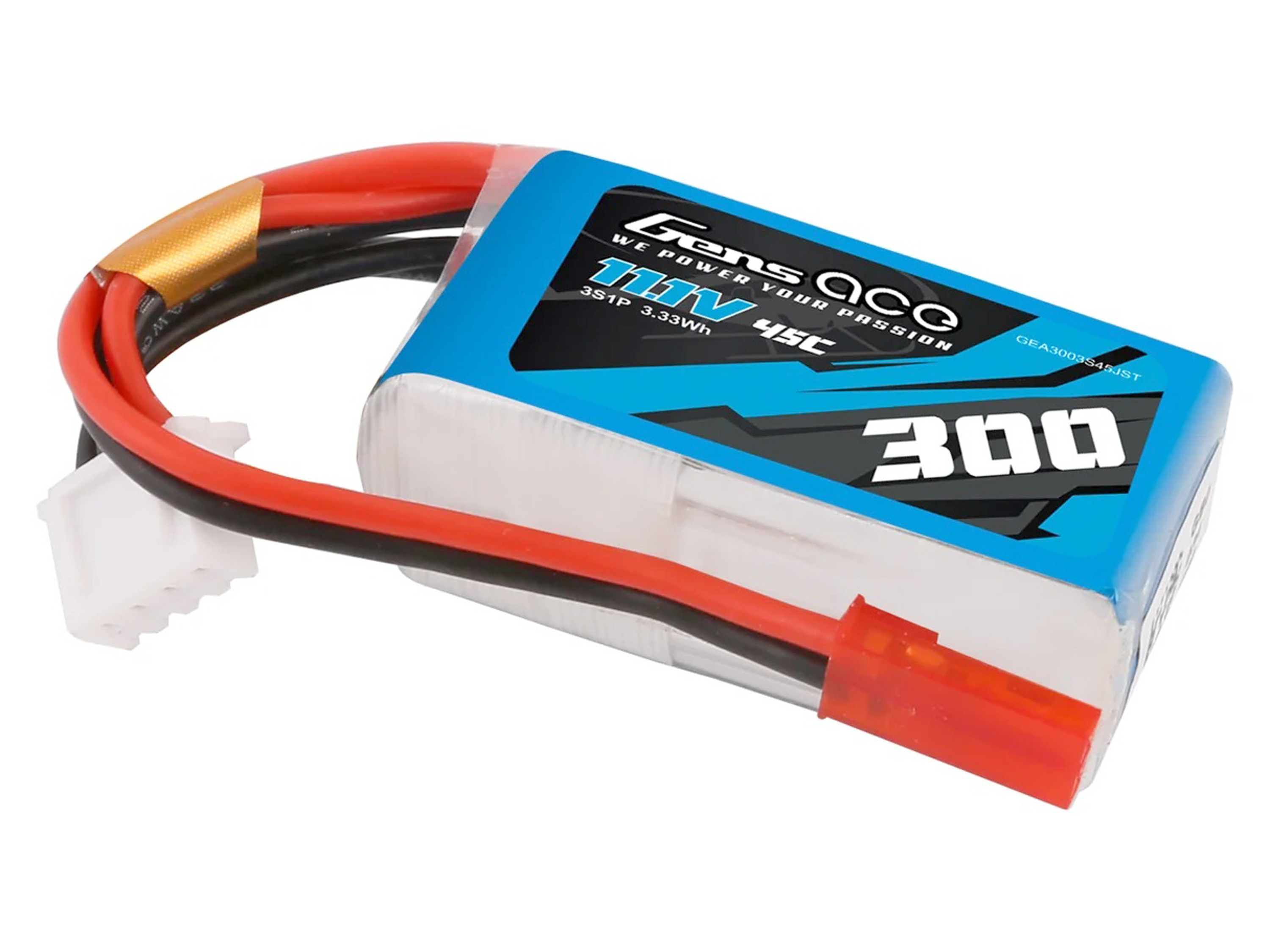 Акумулятор Gens Ace Classic 300mAh 3S 45C, Фото ware-image.php