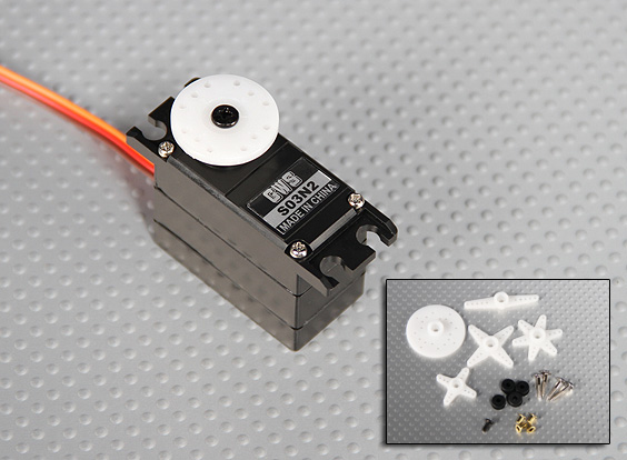 Сервомеханізм аналоговий GWS SO3N2 29g/5.5kg/0.13sec (4.8В) (світлина #2)