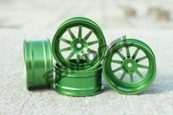 Диски алюминиевые Cmartlink RC 1/10 Drift Wheels Rim (зеленые)