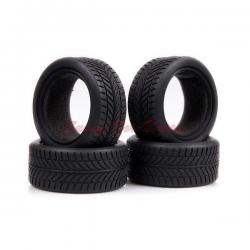 Комплект шоссейной резины для автомоделей 1/10 On Road Flat Rubber Tyres