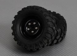 Комплект колес для 1/10 Crawler 90мм, хекс 12мм (пара)