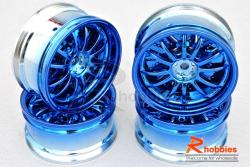 Комплект дисков колес для шоссейных автомоделей 1/10 (синие)