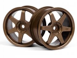 Комплект дисков колес BoomRacing для шоссейных автомоделей 1/10 RC Car (бронзовые) #3838
