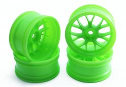 Комплект дисков колес для шоссейных автомоделей 1/10 RC Car (Салатовый)
