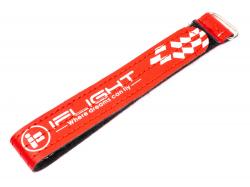 Ремешок iFlight (25см) для фиксации аккумулятора на липучке (красный)