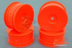 Комплект дисков колес для шоссейных автомоделей 1/10 RC Car (красные)