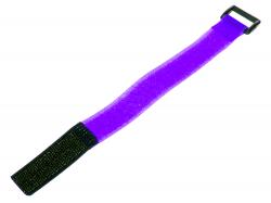 Ремінець (30см) для фіксації акумулятора на липучці (фіолетовий)