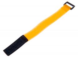 Ремінець (30см) для фіксації акумулятора на липучці (оранжевий)