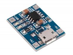 Контроллер заряда TP4056 MicroUSB для 1S Li-Ion аккумуляторов (без защиты)