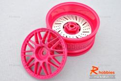 Комплект дисков колес для шоссейных автомоделей 1/10 RC Car (Светло-фиолетовый)