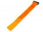 Ремінець (25см) для фіксації акумулятора на липучці (оранжевий)