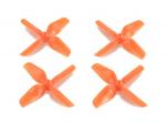 Комплект пропеллеров HQProp 31мм-х4 оранжевые (вал 0.8мм)