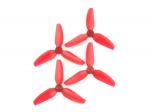 Комплект пропеллеров HQProp T3x3x3 красные (вал 1.5мм)