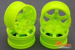 Комплект дисків коліс для шосейних автомоделей 1/10 (Зелені) 
