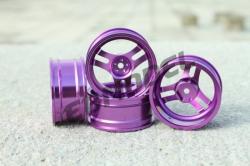 Диски алюмінієві Cmartlink RC 1/10 Drift Wheels Rim (фіолетові)