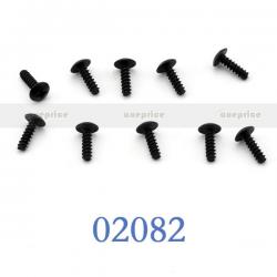 Гвинти з напівкруглими головками для автомоделей 1/10 М3x10mm 10P