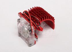 Алюмінієвий радіатор 34мм з кулером (Типорозмір 540, 550)