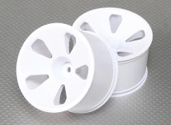 Диски для траггі (пара) білі 1/10