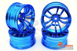 Диски алюмінієві 1/10 RC On-Road DRIFT (сині)