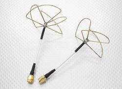 Комплект антен кругової поляризації 2.4ГГц RP-SMA