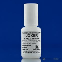 Клей цианоакрилатний Joker medium 7г. (з пензлем)