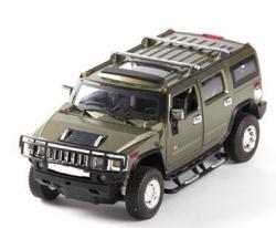 Радиоуправляемая модель Meizhi Hummer H2 1:24 металлическая (темно-зеленая)