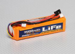 Аккумулятор HobbyKing 1500mAh LiFePo4 3S (для передатчиков)