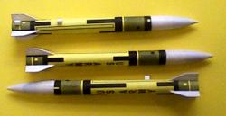 Собранная (готовая к полету) модель ракеты «Patriot»