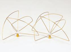 Комплект антенн круговой поляризации 900МГц RP-SMA короткие