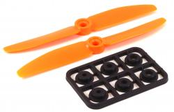 Гвинти для мультикоптера 5030 пара помаранчеві (CW+CCW)