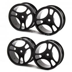 Диски алюминиевые 1/10 RC On-Road DRIFT (черные) 4шт.