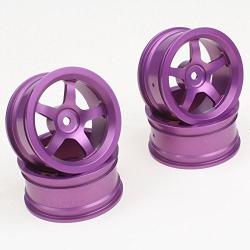 Диски алюминиевые 1/10 (фиолетовые) (5 спиц)