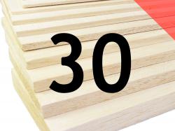 Бальза Panama 30x100x1000мм пластина (Важка)