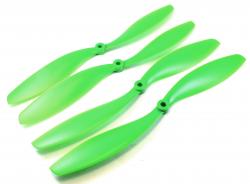 Гвинти для мультикоптерів 1045 зелені (CW+CCW)