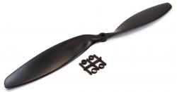 Пропелер зворотного обертання 12x3.8R (чорний)