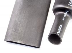 Термоусадочная трубка 12мм (Черная)