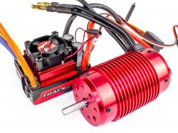 Бесколлекторная влагозащищенная система Turnigy TrackStar 1/8 2100KV/120A