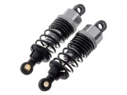 Масляные амортизаторы 60мм для автомоделей 1/10 2шт (Gun metal)