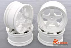 Комплект дисків коліс для шосейних автомоделей 1/10 (білі)