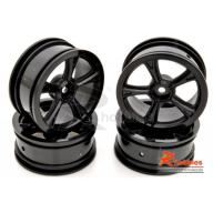 Комплект дисків коліс для шосейних автомоделей 1/10 (чорні)