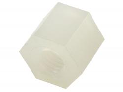 Стойка нейлоновая с двусторонней внутренней резьбой M3х5мм