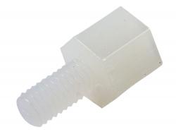 Стойка нейлоновая винт-гайка M3х5мм